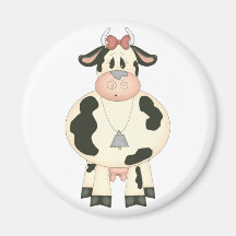 Cute Cow Fridge Magnet