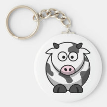 Cute Cow Keychain