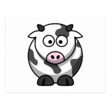 Cute Cow Postcards