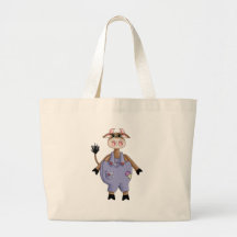 Cute Cow Tote Bag