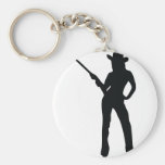 cute Cowgirl Keychain