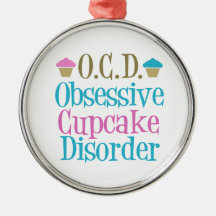 Cute Cupcake Christmas Tree Ornaments