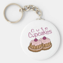 Cute Cupcakes Key Chain