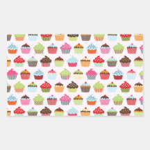 Cute Cupcakes Rectangle Sticker
