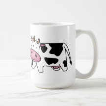 Cute Dairy Cow Coffee Mugs