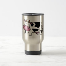 Cute Dairy Cow Coffee Mugs