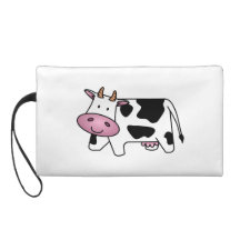 Cute Dairy Cow Wristlets
