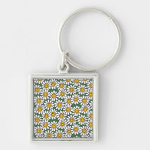 Cute Daisy Flower Pattern Key Chains