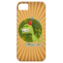 Cute Dinosaur iPhone 5 Case Green Birthday Dino