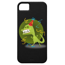 Cute Dinosaur iPhone 5 Case Green Dino
