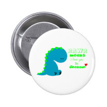 Cute Dinosaur RAWR Pin