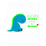 Cute Dinosaur RAWR Postcards
