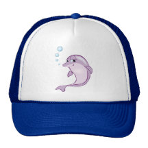 Cute Dolphin Trucker Hats