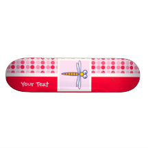Cute Dragonfly Custom Skate Board
