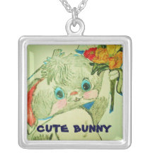 CUTE EASTER BUNNY necklace