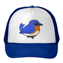 Cute Eastern Bluebird Trucker Hats