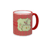 Cute Elf and Christmas Socks Coffee Mugs