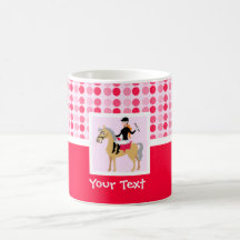 Cute Equestrian Girl. Mug