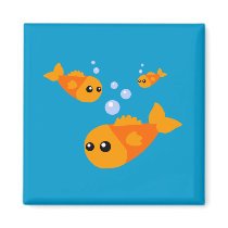 Cute Fish Fridge Magnet