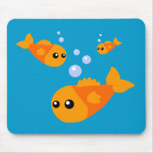 Cute Fish Mouse Pads