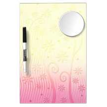Cute Flowers Dry-Erase Board