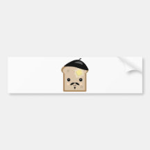 cute french toast bumper sticker