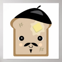 cute french toast posters