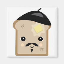 cute french toast refrigerator magnets