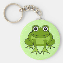 Cute Frog Cartoon - Prince in Training Key Chains
