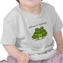 Cute Frog Cartoon - Prince in Training Tshirts