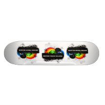 Cute Fruity British Virgin Islands Skateboard Deck