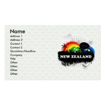 Cute Fruity New Zealand Business Card Templates