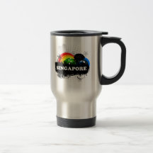 Cute Fruity Singapore Coffee Mugs
