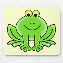 Cute Funny Frog Mouse Pads