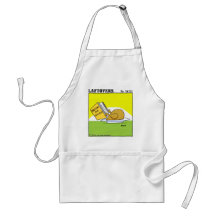 Cute Funny Holiday Dinner Cartoon Apron