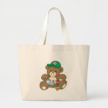 Cute Gardener Bear and Tulip Bag