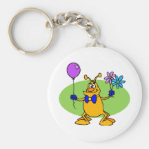 Cute Gentleman Martian Keychains
