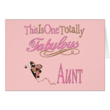 Cute Gifts For Aunts Card