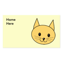 Cute Ginger Cat. Business Cards