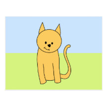 Cute Ginger Cat. Post Card