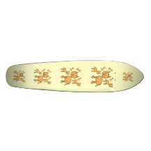 Cute Ginger Cats. Orange Cat Cartoon. Custom Skateboard