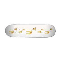 Cute Giraffe. Cartoon. Skateboard Deck