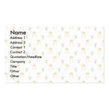 Cute Giraffe Pattern. Business Card Template