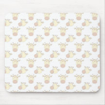 Cute Giraffe Pattern. Mouse Mat