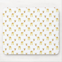 Cute Giraffe Pattern. Mouse Pad