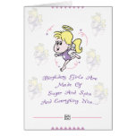 Cute Girls Birthday Card