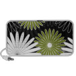 cute green flowers iPod speaker