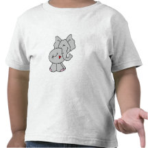 Cute Grey Elephant Shirt