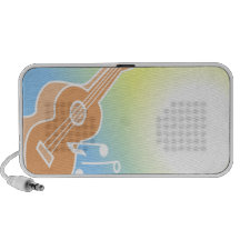 Cute Guitar Mp3 Speakers