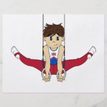 Cute Gymnast on Rings Flyer